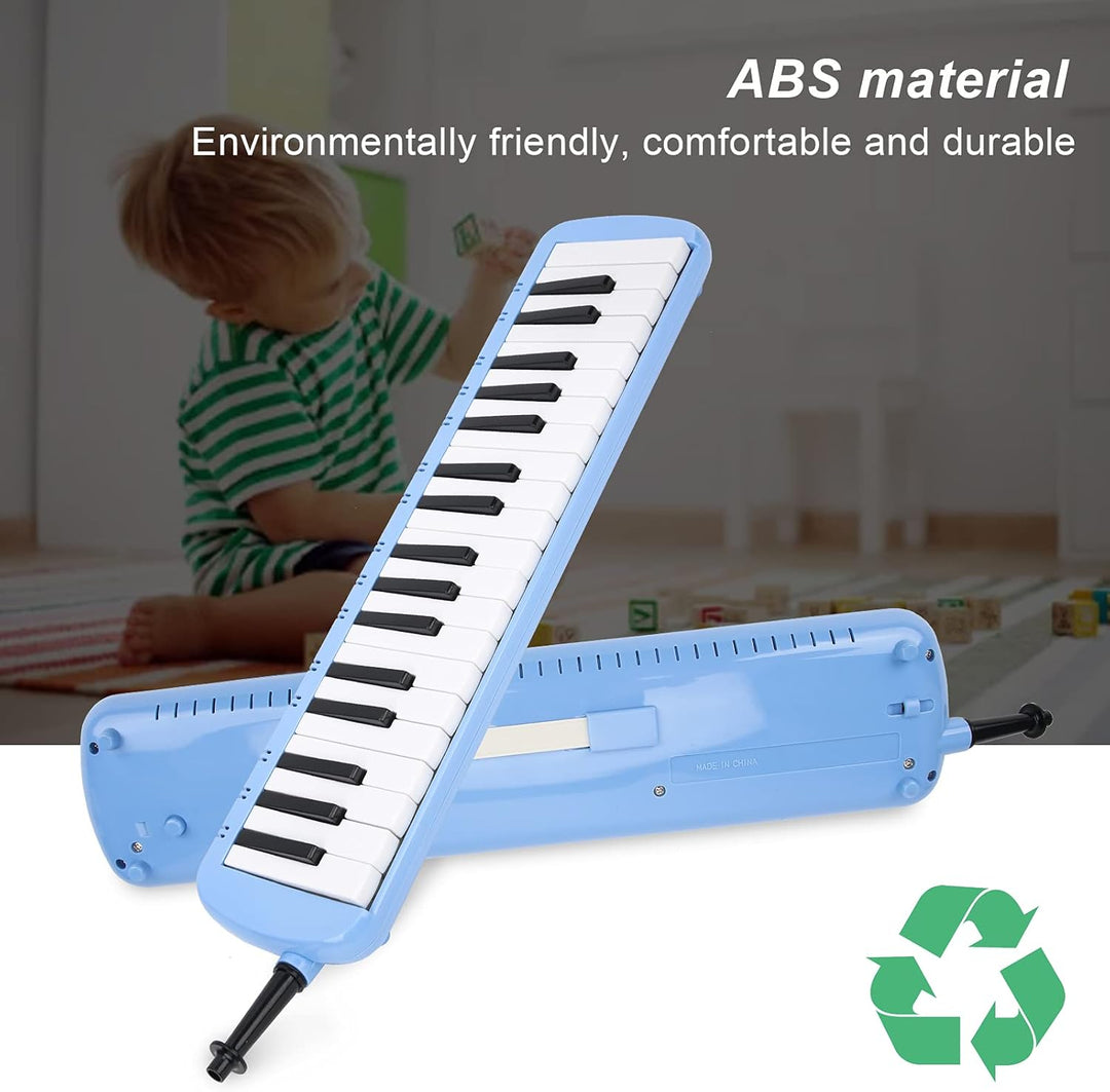 Melodica 37 Tasten Tastatur Melodica Blasmusikinstrument für Anfänger Professionelles Training mit E