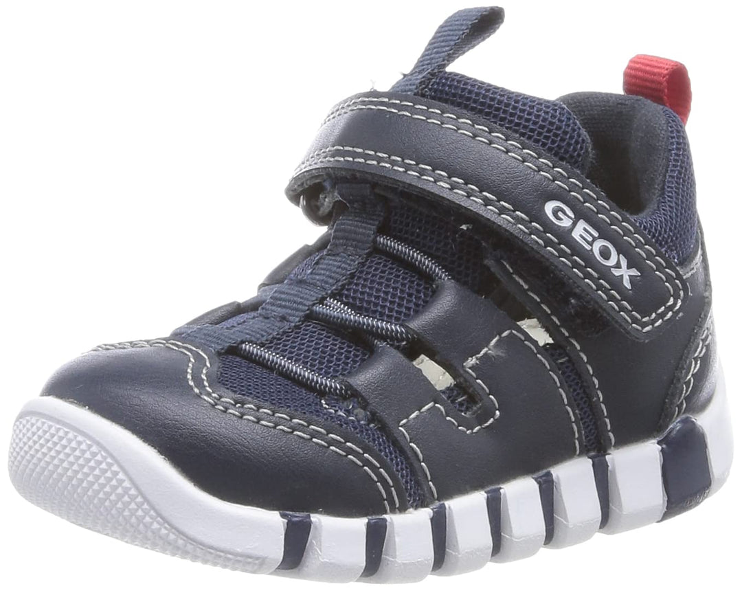 Geox Jungen B Iupidoo Boy First Walker Shoe, Navy