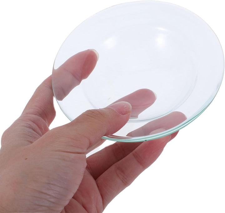 Cabilock 3Er Set Ersatzschalen Für Duftöl 4 Zoll Runde Glas Ölwärmerschalen Aromatherapie Kerzenwärm