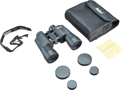 Bushnell - Powerview - 12x50 - Schwarz - Porroprisma - Insta-Fokus - Verstellbarer Diopter - Extreme