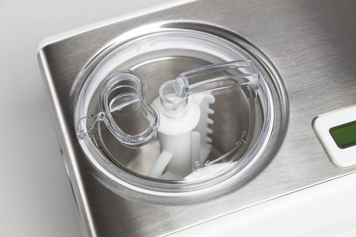 Melchioni Family | Eismaschine mit Kompressor FROSTY, Automatisch, Eiscreme in 60 Minuten, 150W, 1,5