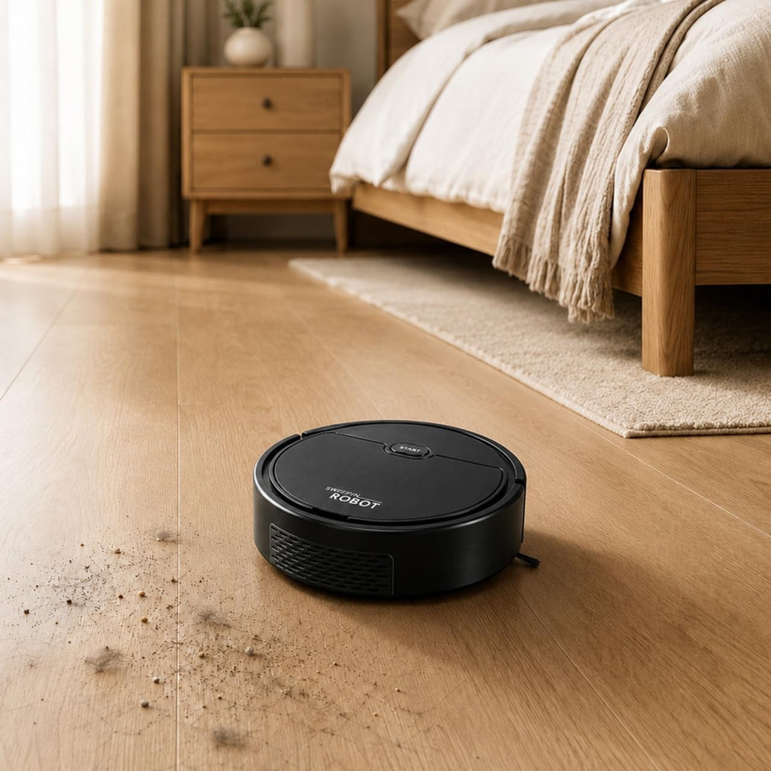 Toddmomy Robotersauger Automatischer Saugroboter Mehrzweck-kehrroboter Rundes Design Klein Staubsaug