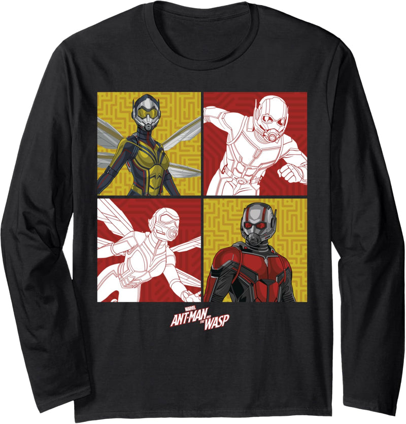 Marvel Ant-Man And The Wasp Squared Up Langarmshirt