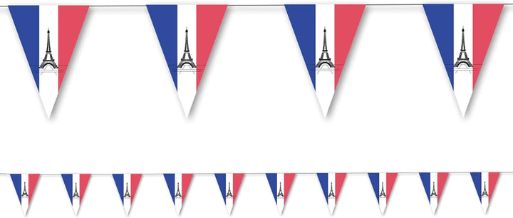 Deko-Set * FRANKREICH * für Länderparty, Mottoparty und Event | 72 Teile mit Servietten + Konfetti +