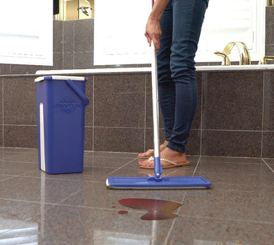 STARLYF AutoClean Mop - das Reinigungssystem mit automatisch trocknendem Mopp und Eimer, einem Mikro
