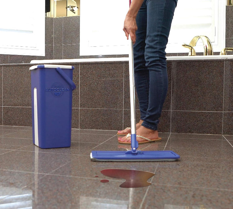 STARLYF AutoClean Mop - das Reinigungssystem mit automatisch trocknendem Mopp und Eimer, einem Mikro