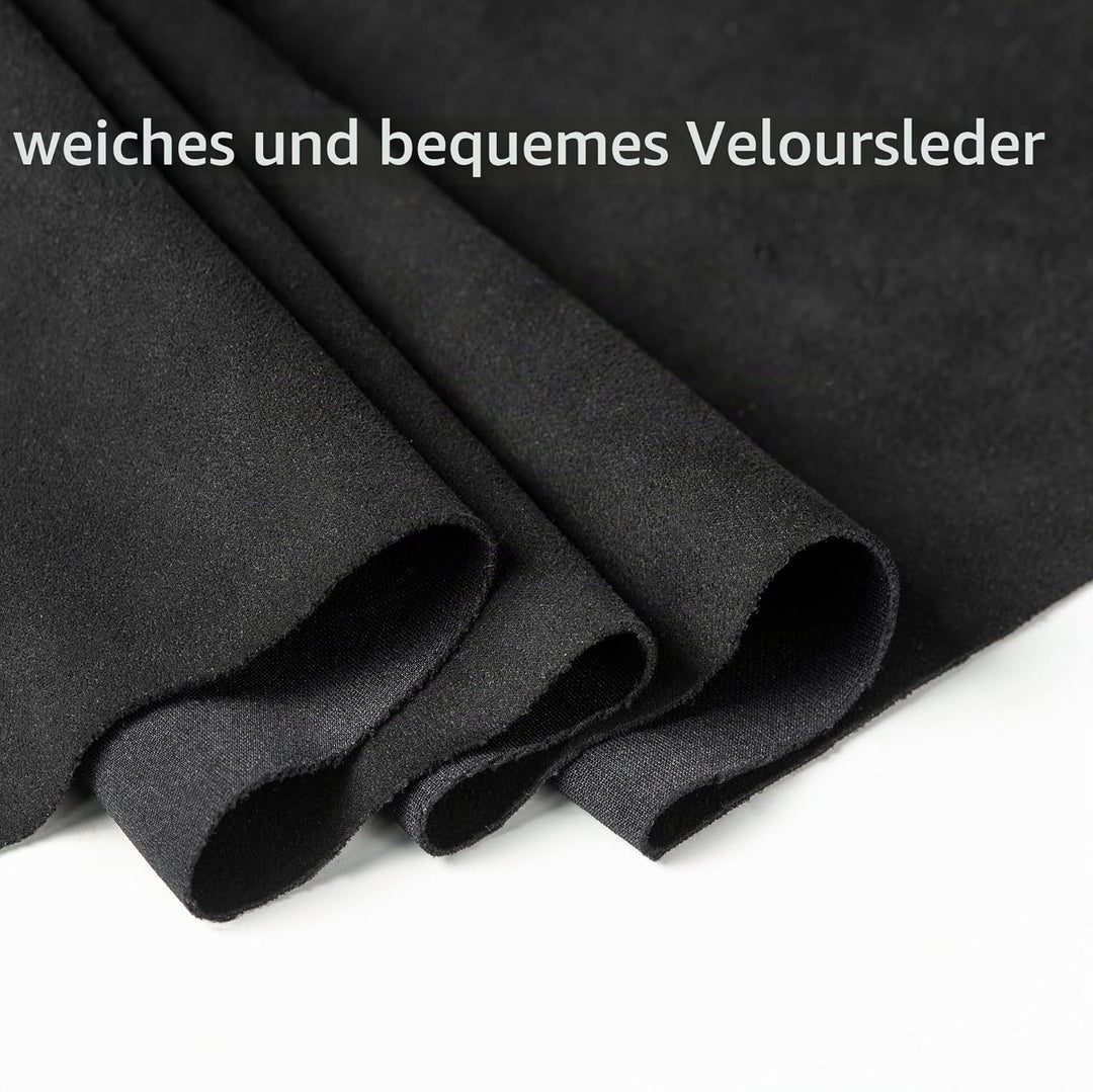 Lordosenstütze Auto Lendenkissen aus Memory-Schaum mit abnehmbarem Wildleder Veloursbezug – Ergonomi
