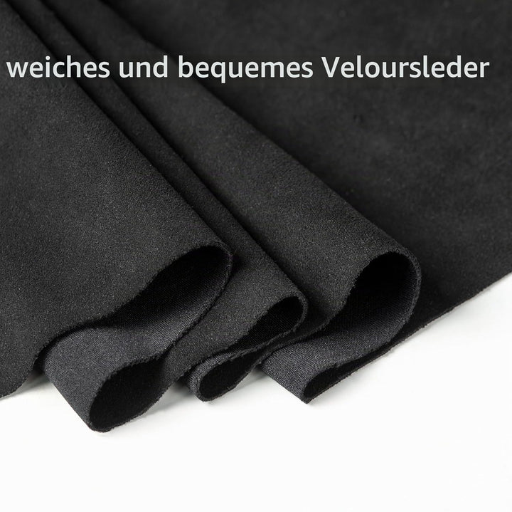 Lordosenstütze Auto Lendenkissen aus Memory-Schaum mit abnehmbarem Wildleder Veloursbezug – Ergonomi