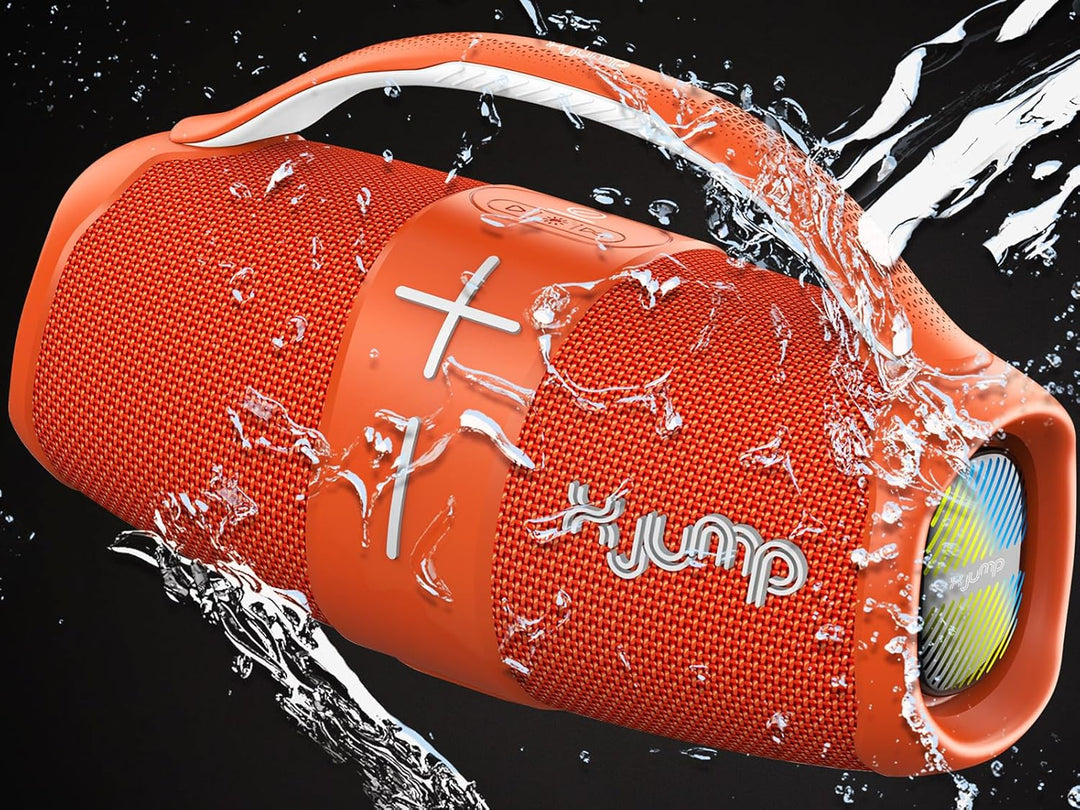 X JUMP XJ 120 Tragbarer kabelloser Lautsprecher, verstärkt, 40 W, hohe Leistung, TWS-Funktion, USB,
