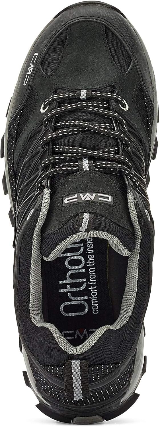 CMP Herren Rigel Low Shoe Wp Trekking-& Wanderhalbschuhe 47 EU Nero Grey, 47 EU Nero Grey