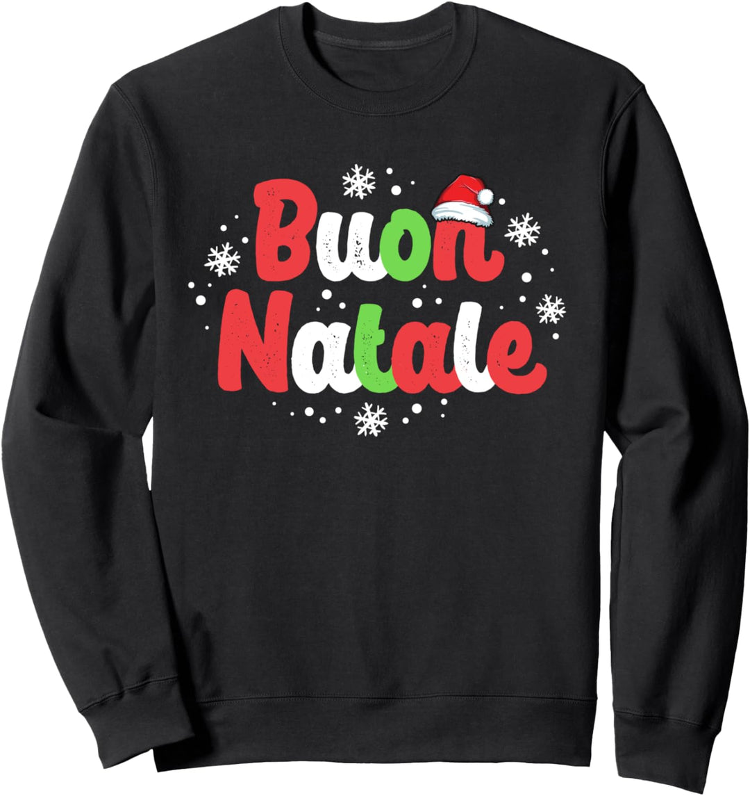 Buon Natale Italien Pride Weihnachtsfeiertag Italienisch Weihnachten Sweatshirt