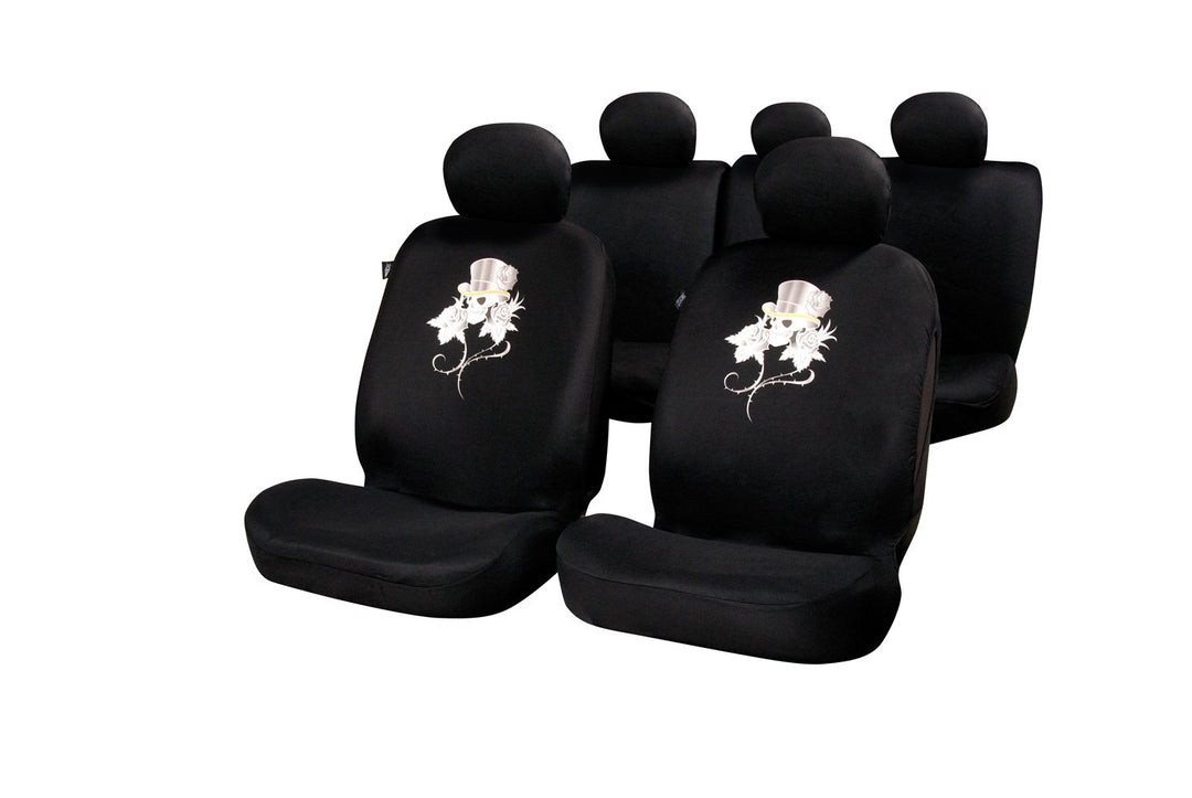 Sumex FUN885F Universal-Sitzbezüge-Set, Rose/Schwarz