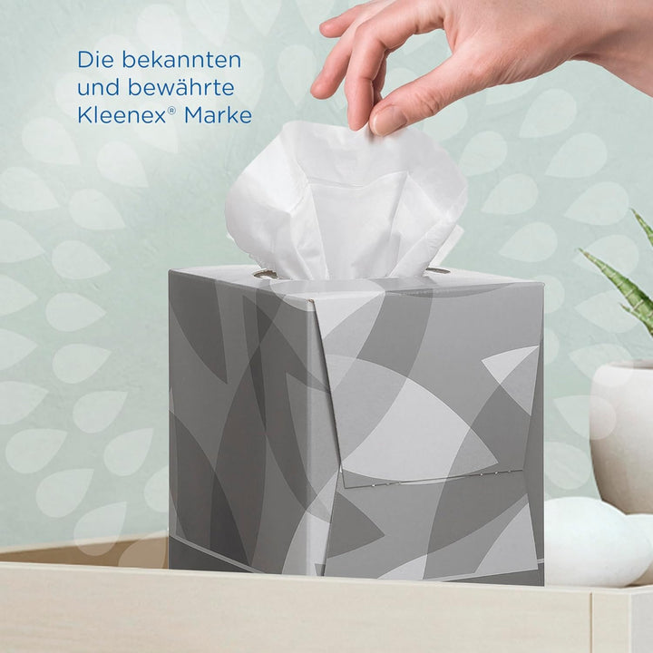 Kleenex Kosmetiktücher / Taschentücher Box 8834 - weich, robust und saugfähig - 12 x 88 (1056 Papier