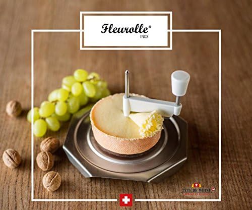 TETE DE MOINE KOMPLETT-Set Profi FLEUROLLE Edelstahl KÄSEHOBEL Choc O ROLLES/Roulette - SPÜLMASCHINE