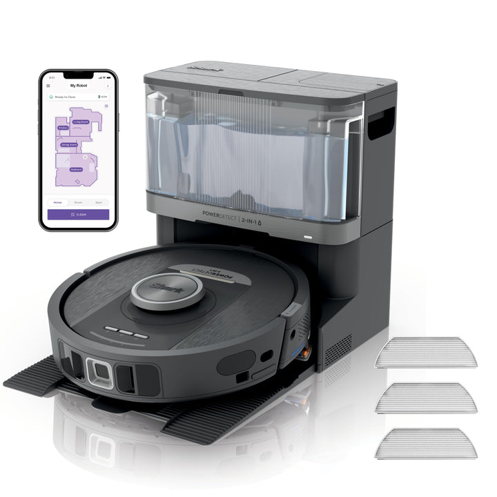 Shark PowerDetect 2-in-1 Saugroboter & Wischroboter, NeverTouch Pro 60-Tage-Selbstentleerung, selbst