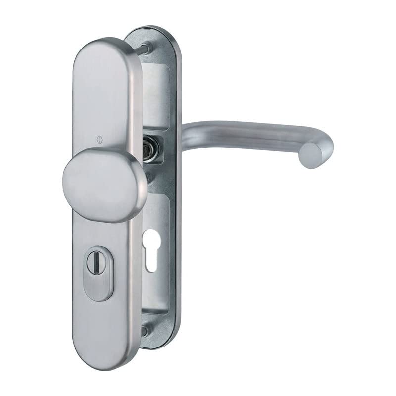 Hoppe 3917771 FH Schutzbeschlage Paris, mit ZA, FS-E86G/3332ZA/3330/138F ES1, 9mm Stift Entf. 72mm,