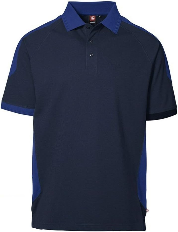 D.I.D ID Herren Pro Wear Polo-Shirt, Reguläre Passform, Kurzärmlig, Marine