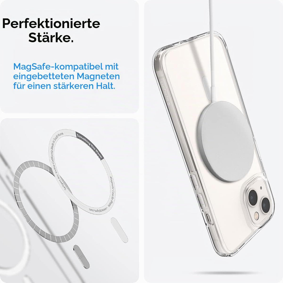 Spigen Ultra Hybrid MagFit Hülle Kompatibel mit iPhone 13 Mini Kompatibel mit MagSafe Magnetisch -We