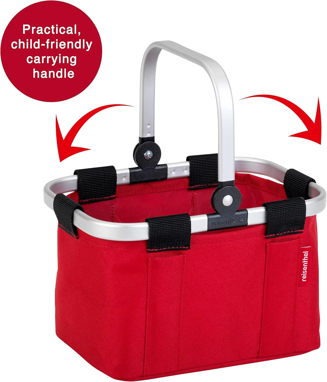 Theo Klein 9619 Reisenthel - Einkaufskorb Carrybag Mini I Korb mit Zubehörboxen für den Shop I Spiel