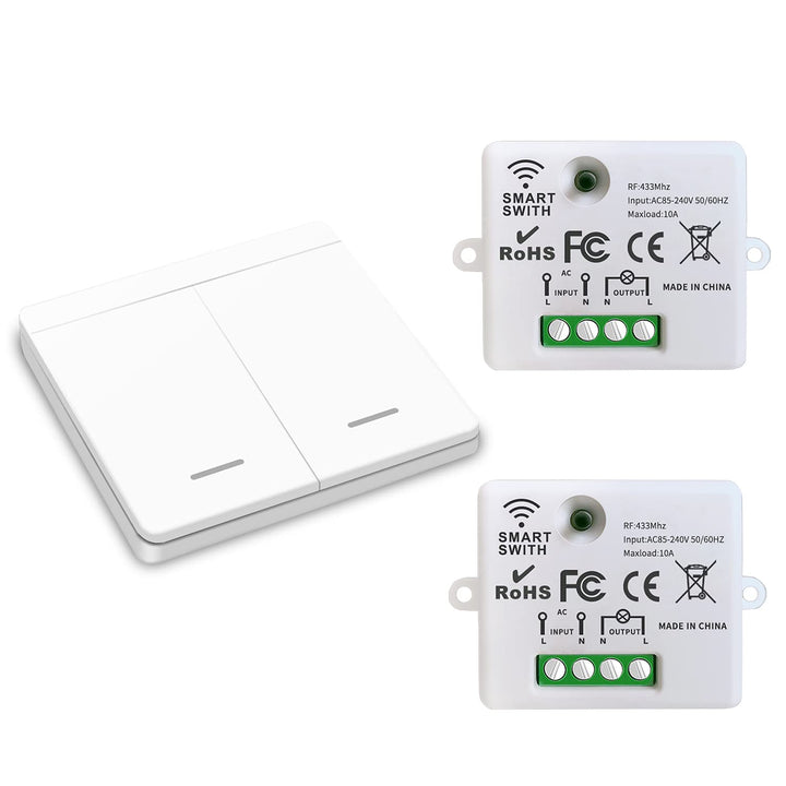 DieseRC Funk-Lichtschalter, Funk-Sender-Sicherheitsschalter und Empfänger-Controller 10A, einfache I