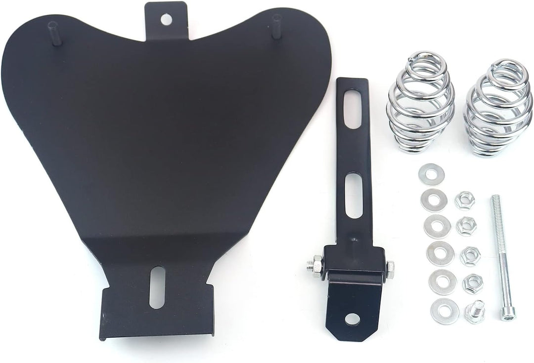 BREDUXSER Motorrad Bobber Sitz, Krokodil Leder Motorrad Solo Sitz für Sportster XL1200 883 48 Dyna S