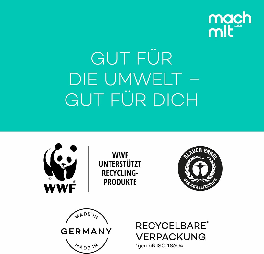 machm!t PURE Kosmetiktücher + Box 4-lagig – extrem weich & besonders nachhaltig dank 100% Recyclingp
