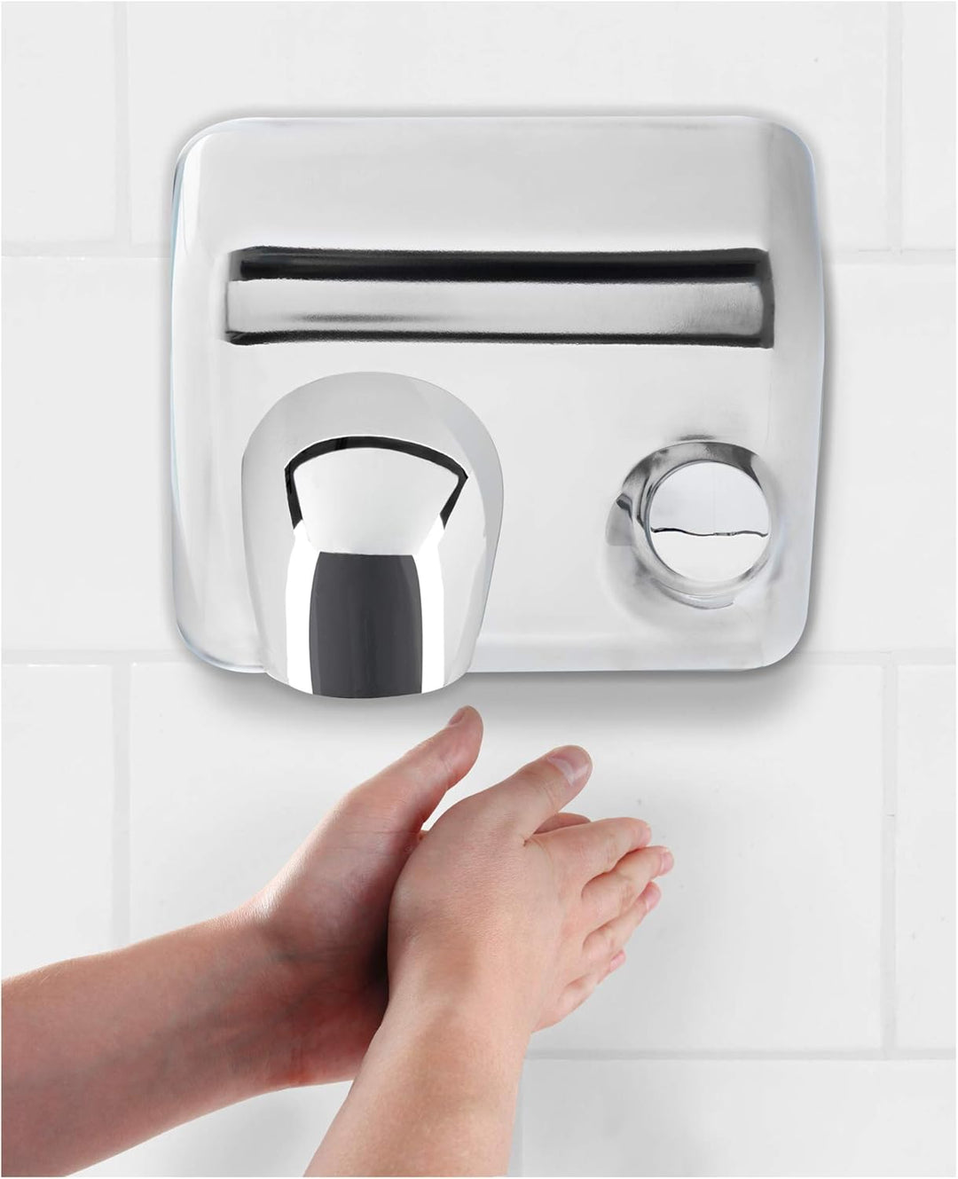 Stagecaptain HD-55 Dryboy Händetrockner zur Wandmontage - Handtrockner mit Taster - Leistung: 2300 W