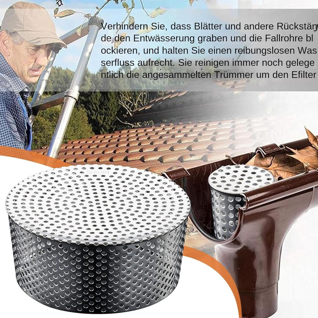 Dachrinnen Laubschutz Aus Edelstahl, Laubfangkorb, Regenrinnen Laubschutz, Blätter Und Schmutzfilter