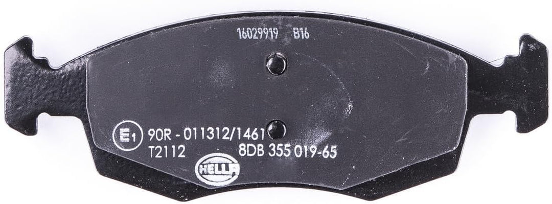 HELLA PAGID 8DB 355 019-651 Bremsbelagsatz - T2112 - Dicke/Stärke: 16.7mm - Bremssystem: Teves - mit