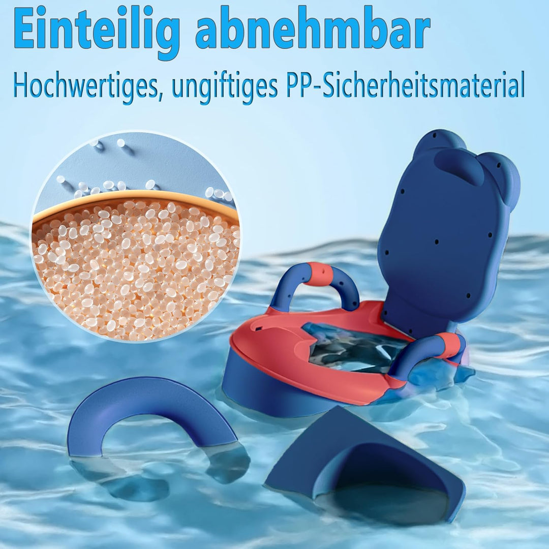 Aufun Töpfchen Baby Toilette Toilettensitz, Baby Potty, Toilettentrainer mit Griffe für Kleinkinder,