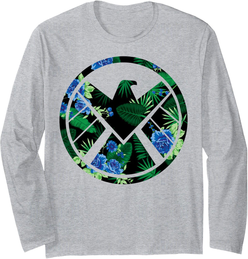 Marvel Agents Of Shield Floral Paradise Icon Langarmshirt