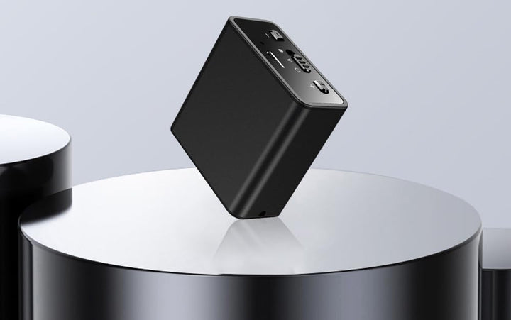 Kompaktes Diktiergerät Q65 | 32GB USB Audio-Aufnahmegerät | Diktaphon mit Sprachaktivierung, 192kbps