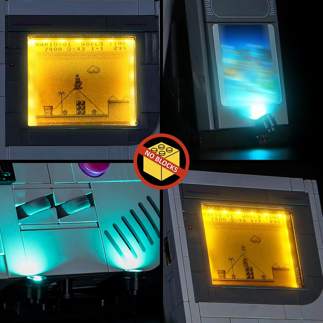 Led Licht Set Kompatibel mit Lego 72046 Game Boy (Kein Modell), Dekorationsbeleuchtungsset Compatibl