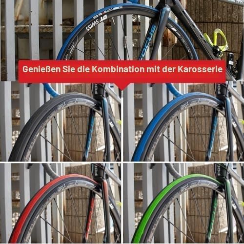 GORIX Rennradreifen 700×23C 25C 28C 32c 35c Fahrrad (Gtoair) 700×25c Black×Red(1 Tire), 700×25c Blac