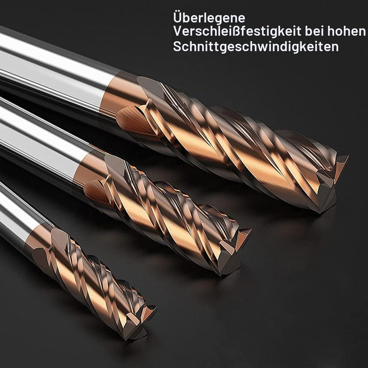 ASNOMY VHM Hartmetall Schaftfräser, AlTiN Coated 55 HRC 4 Schneiden, Bohren, Fräsen, Single, Immersi