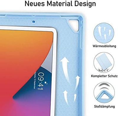 iPad 6/5.Generation Hülle mit Tastatur,Tastatur für iPad 9.7 2018 6.Gen/2017 5.Gen/iPad Air 1/iPad A