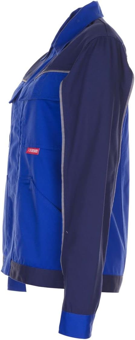 Planam Damen Bundjacke Highline, grösse 36, zink, kornblau / marine / mehrfarbig, 2318036, Kornblau/