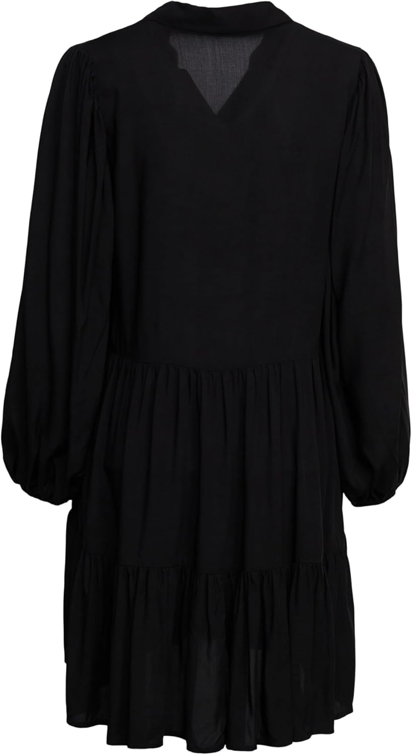 ESPRIT Damen Kleid 38 001/Black, 38 001/Black