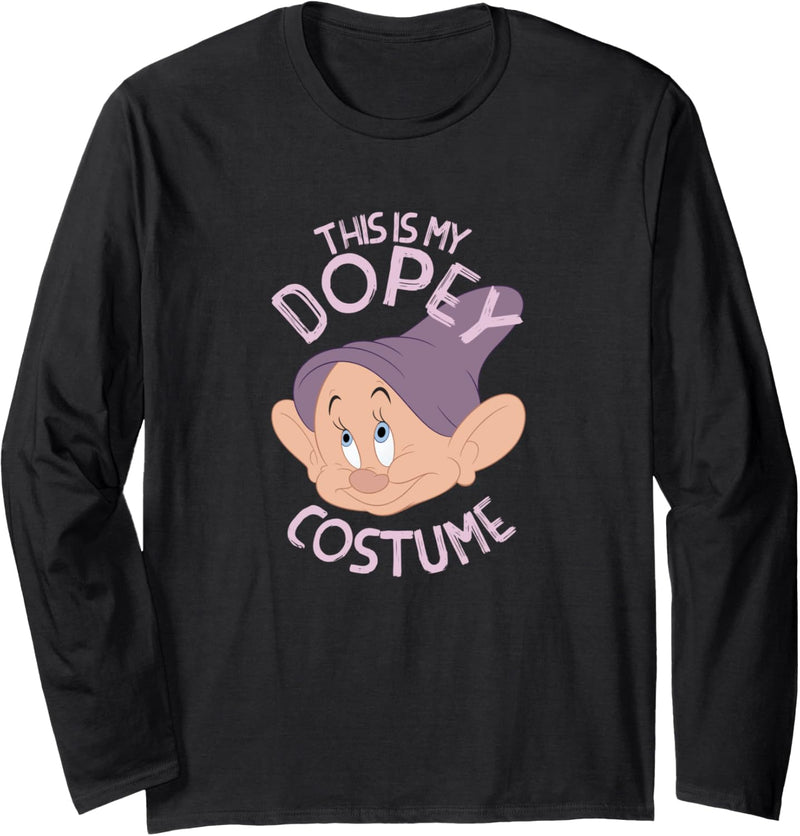 Disney Snow White This Is My Dopey Costume Halloween Langarmshirt