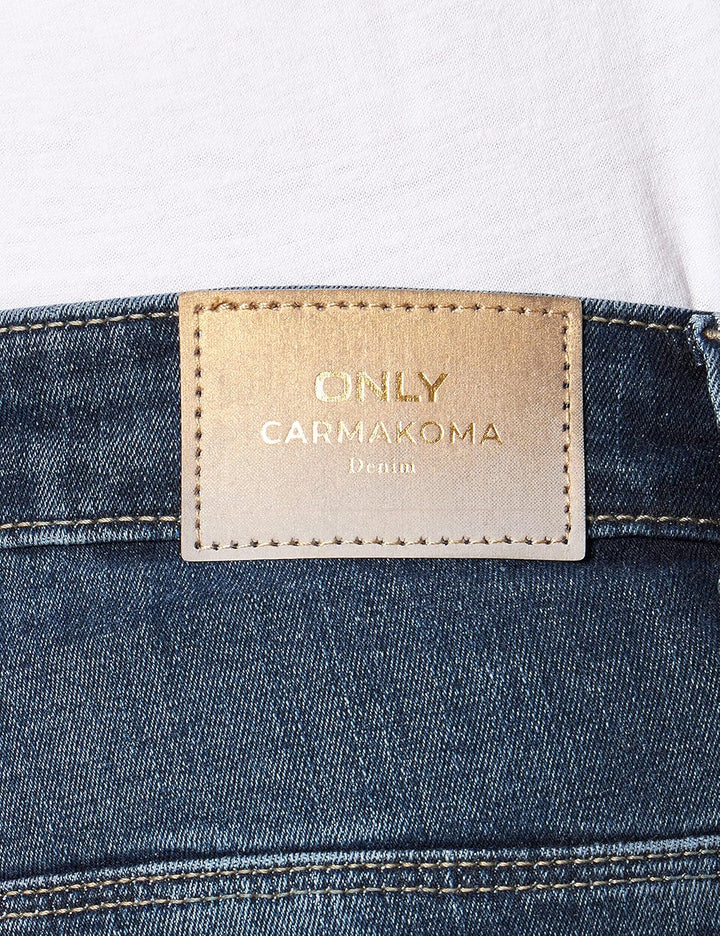 ONLY Carmakoma Damen Jeans 42 Dark Blue Denim, 42 Dark Blue Denim