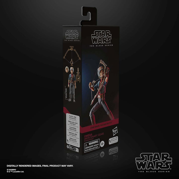 Star Wars The Black Series Omega (Mercenary Gear), Star Wars: The Bad Batch Action-Figur, 15 cm