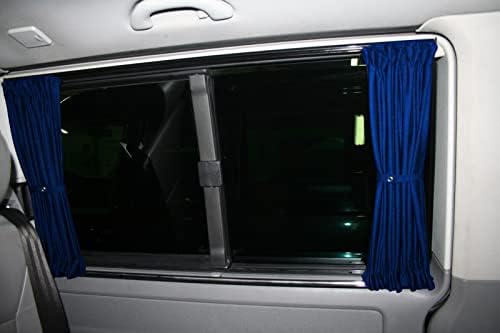 BREMER SITZBEZÜGE Mass Gardinen Vorhänge Sonnenschutz kompatibel mit VW T5 T6 T6.1 Multivan Caravell