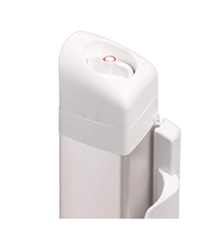 Lascal KiddyGuard Avant, stilvolles Treppenschutzgitter für Babys, einrollbares Türgitter mit Netz u