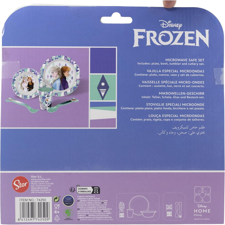 Die Eiskönigin 74250 - Micro Set - Wiederverwendbares Kindergeschirr Mikrowellengeeignet