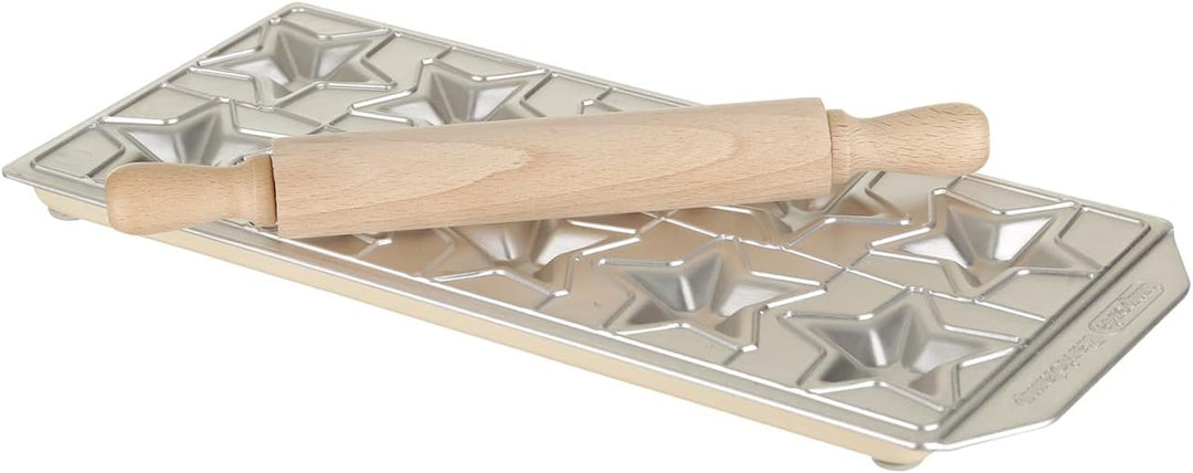 G S D Haushaltsgeräte 29 006 Ravioliform Ravioli Stelline mit Teigrolle