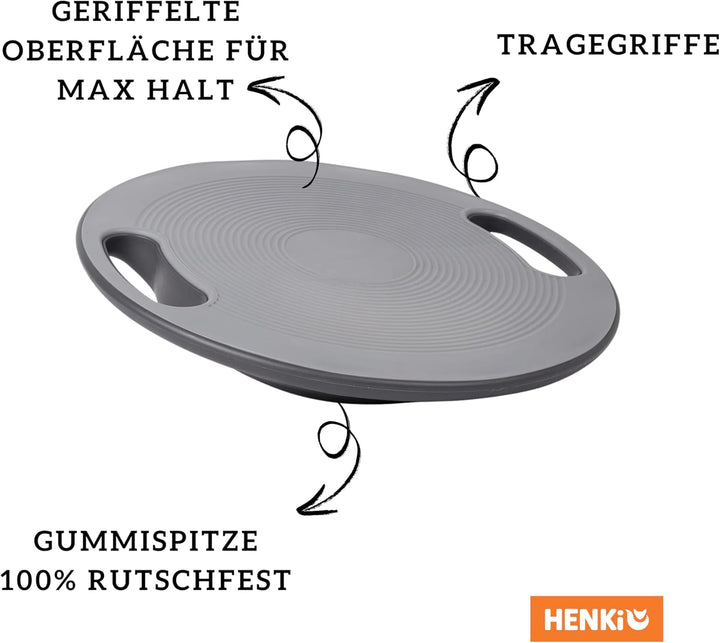 Premium Balance Board inkl. Antirutsch Boden, Hochwertiges Wackelbrett, Stärkt deine Balance, Für Er