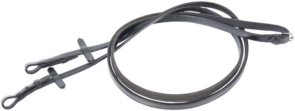 Harry's Horse Teugels, Leder met Rubber gevoerd, Farbe:schwarz, Grösse:cob M schwarz, M schwarz
