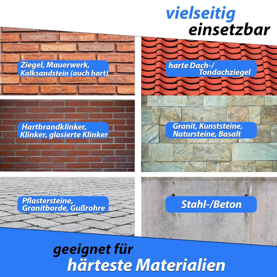 LXDIAMOND Diamant-Trennscheibe 125mm x 22,23mm - perfekt geeignet für Beton Stahlbeton Klinker Grani
