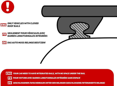 Dachträger für Hyundai Tucson 3 III TL 2015-2019 Black