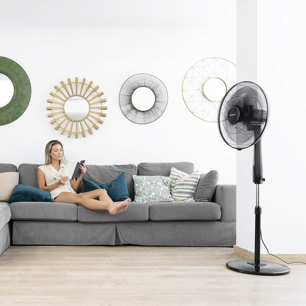 Cecotec vertikaler Lüfter Energy Silence 620 Max Flow Smart. 45 cm (18 Zoll), 6 Klingen, 70 W Leistu